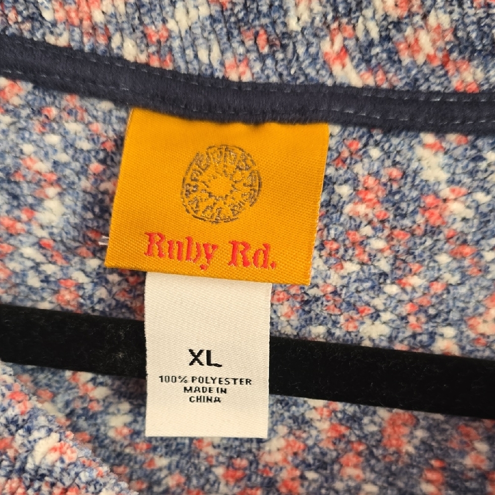 Ruby Rd. Multicolor Cowl Neck Sweater - image 2